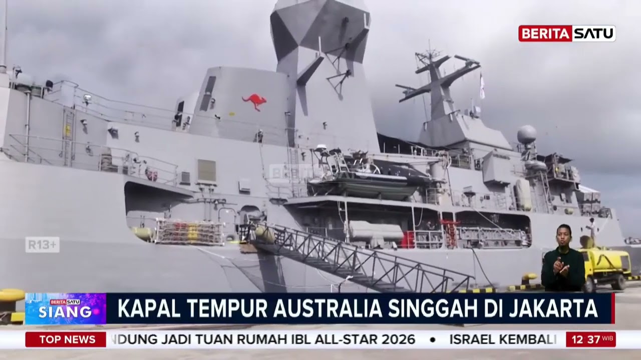 Kapal Tempur Australia HMAS Toowoomba Sandar di Jakarta #Beritasatu