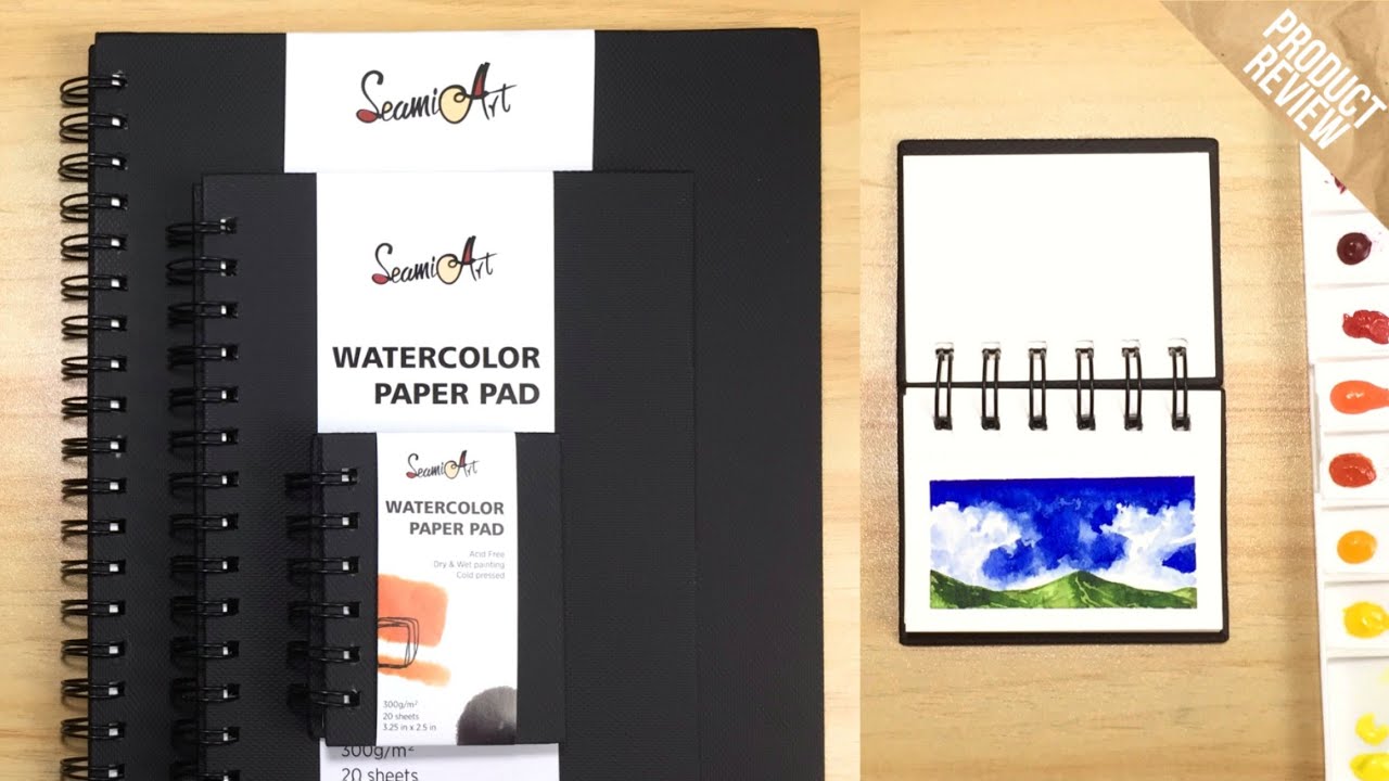THESE ARE NICE! SeamiArt Watercolor Pads Review! | Art Supply Review