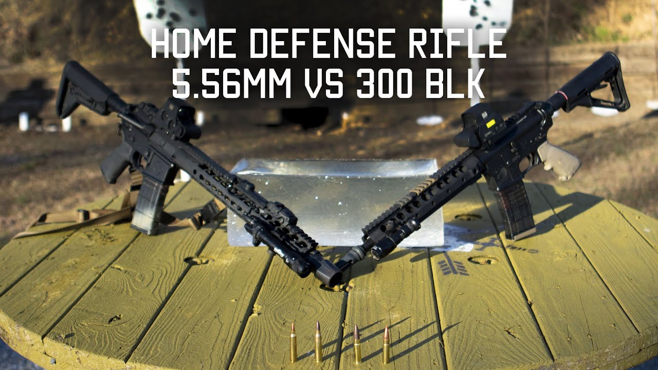 Винтовка для самообороны: 5,56 мм против 300blk | Tactical Rifleman