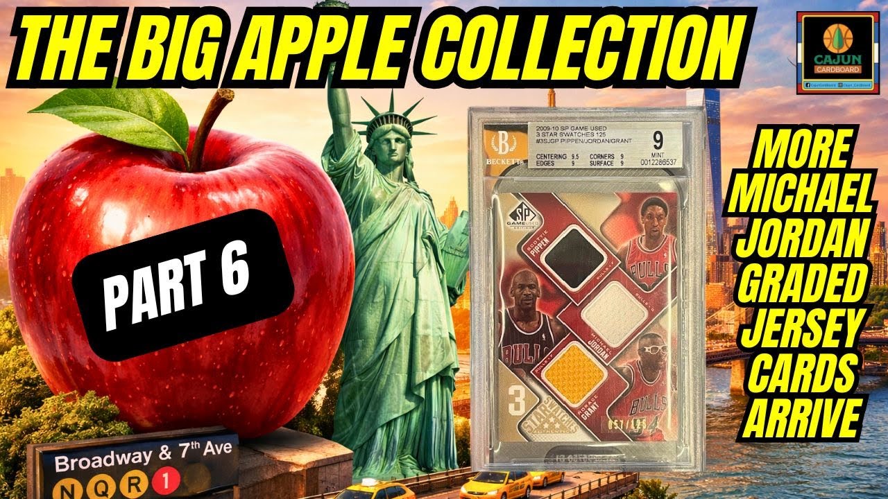 Поступили новые коллекционные карточки с номерами Майкла Джордана — Big Apple Collection #6.