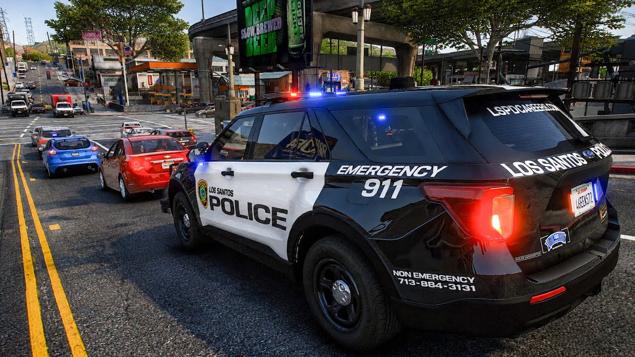 GTA 5 LSPDFR Патруль | Реалистичный геймплей за полицейского