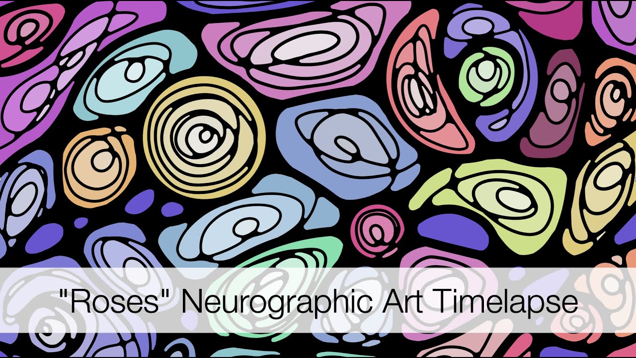 Roses Time Lapse: Neurographic Art Ideas
