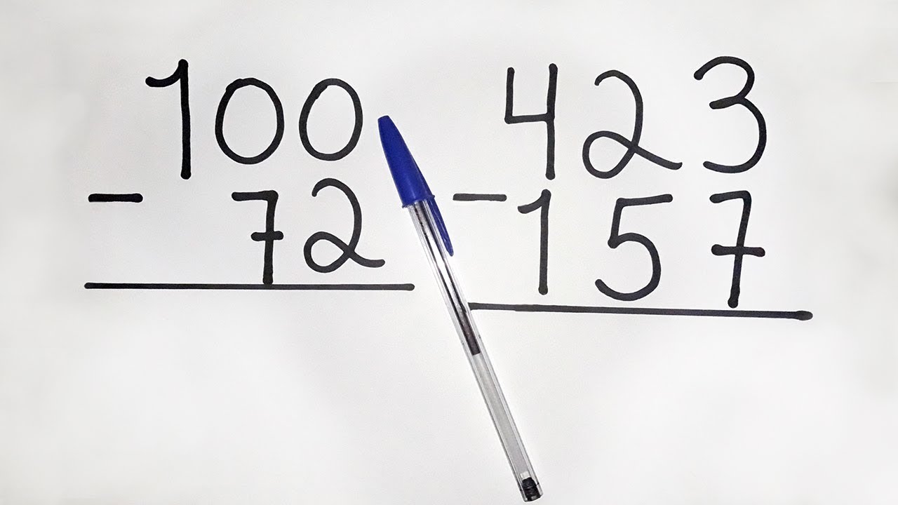 ✅✍️COMO FAZER SUBTRAÇÃO FÁCIL E RÁPIDO! ✅📚COMO FAZER CONTA DE MENOS ✅CONTA DE  SUBTRAÇÃO #MATEMÁTICA
