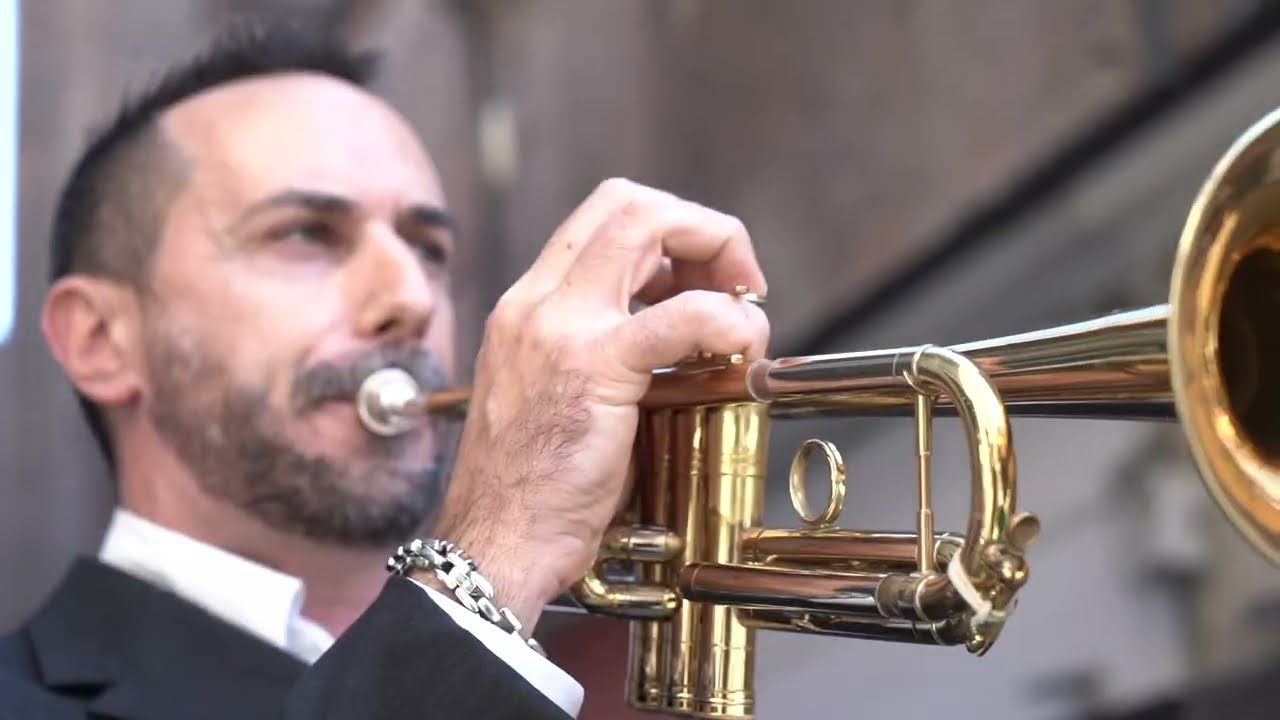 13 Aprile 2024: la bande in piazza Cavalli a Piacenza