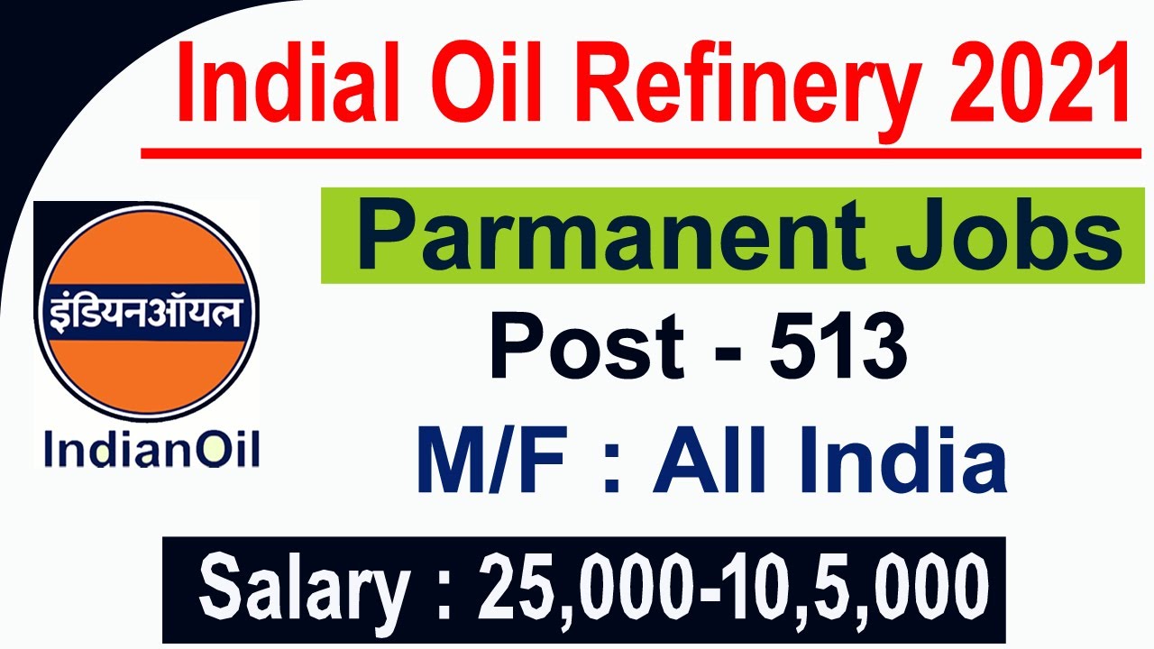 IOCL JEA Recruitment 2021|| iocl refinary division vacancy 2021 online form || iocl jea online form|