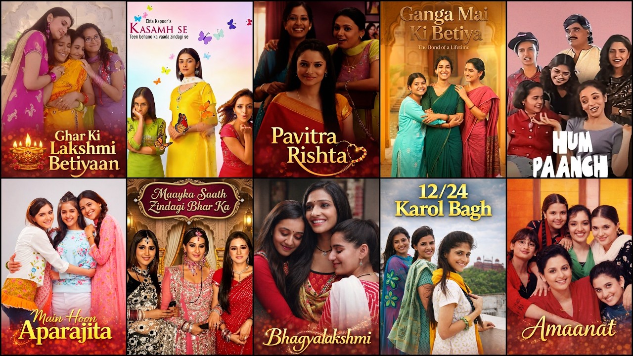 Top 12 Zee TV Serials Based On Multiple Daughters/Sisters | Pavitra Rishta| Ganga Mai ki Betiyan