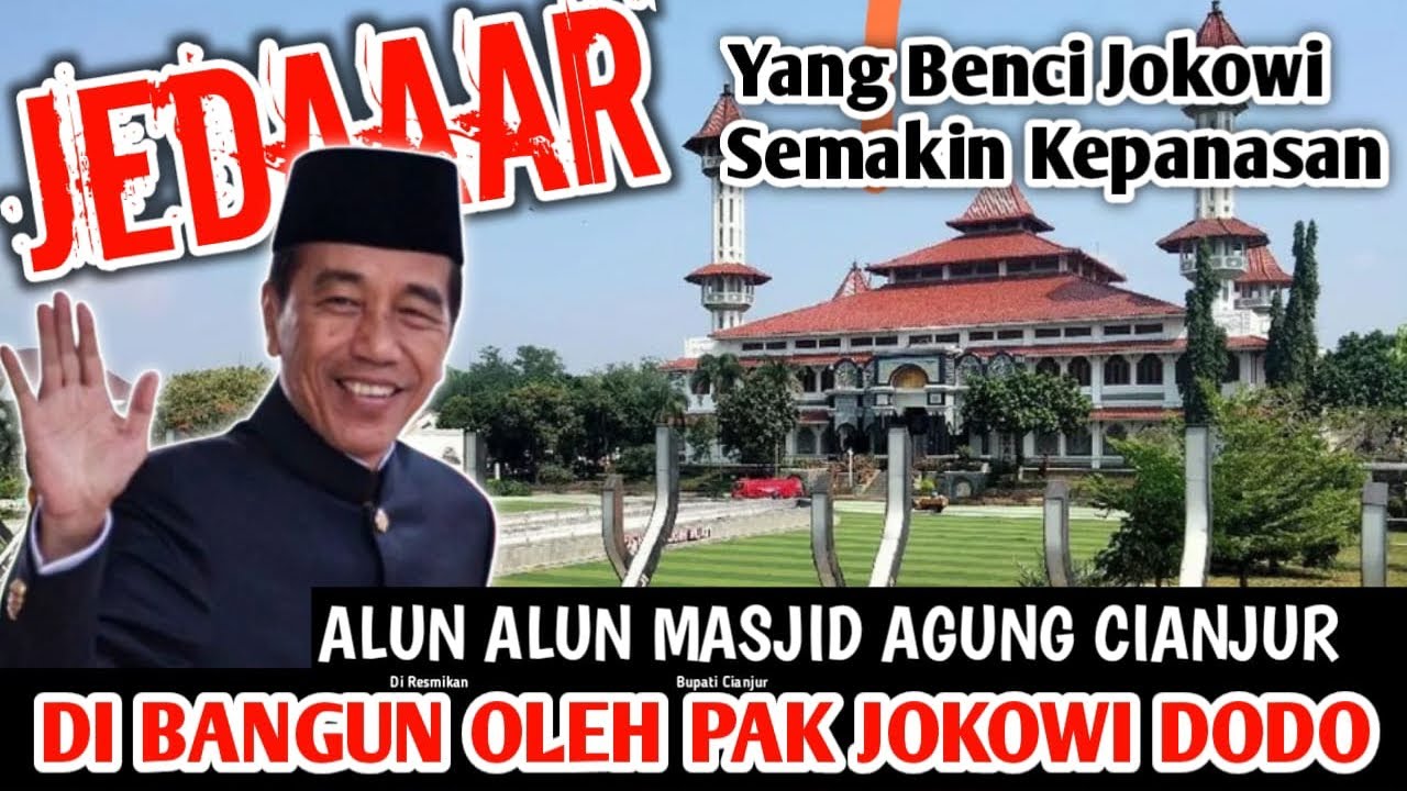 YANG BENCI JOKOWI SEMAKIN KEPANASAN || Alun Lun Mesjid Agung Cianjur || PAK JOKOWI DODO