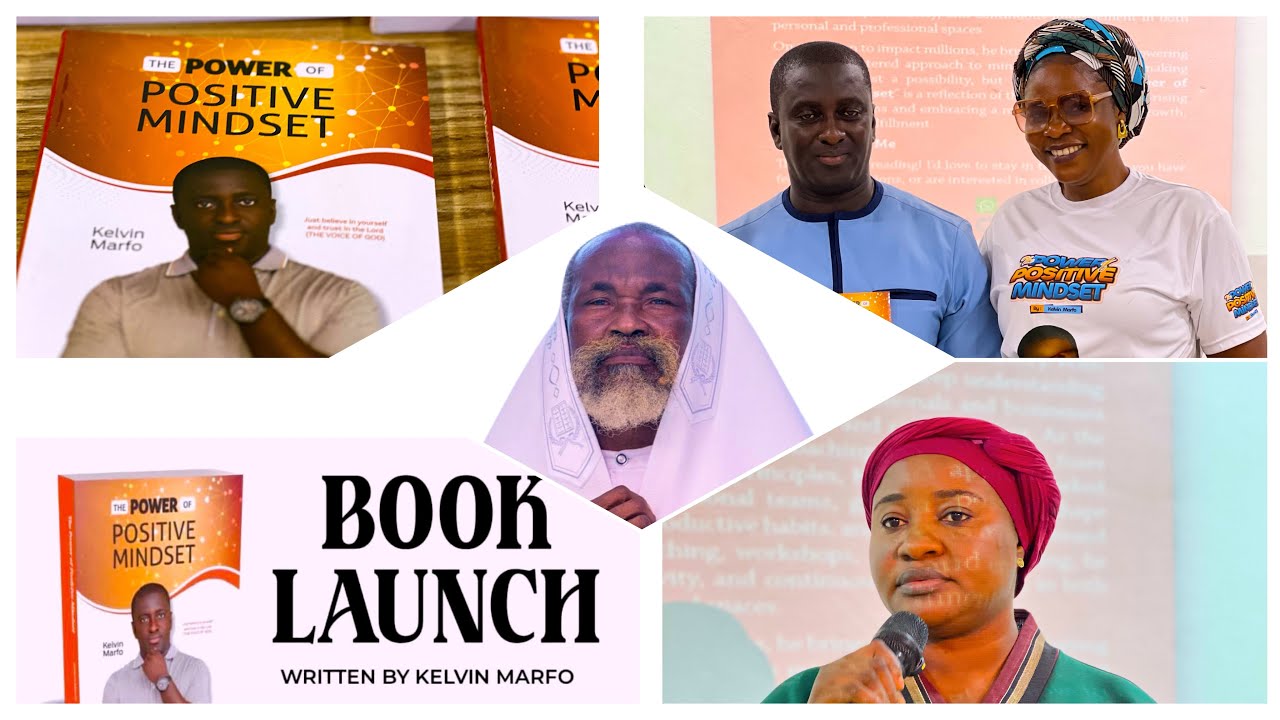 THE  POWER OF POSITIVE MINDSET BOOK LAUNCN