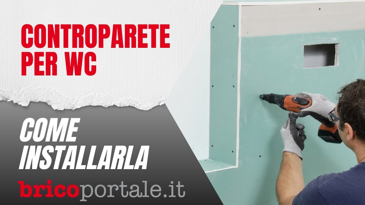 Cartongesso isolante in bagno | Controparete per wc con Idrolastra GKI Knauf