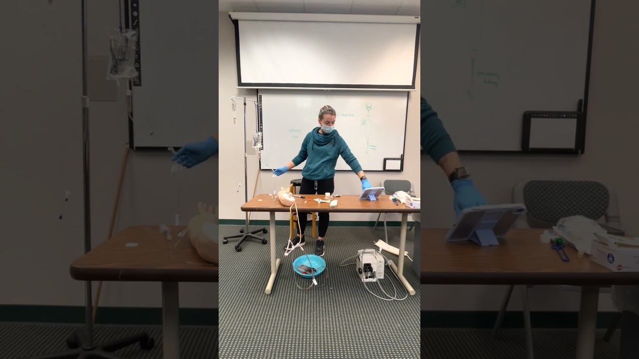 IV med administration check off video