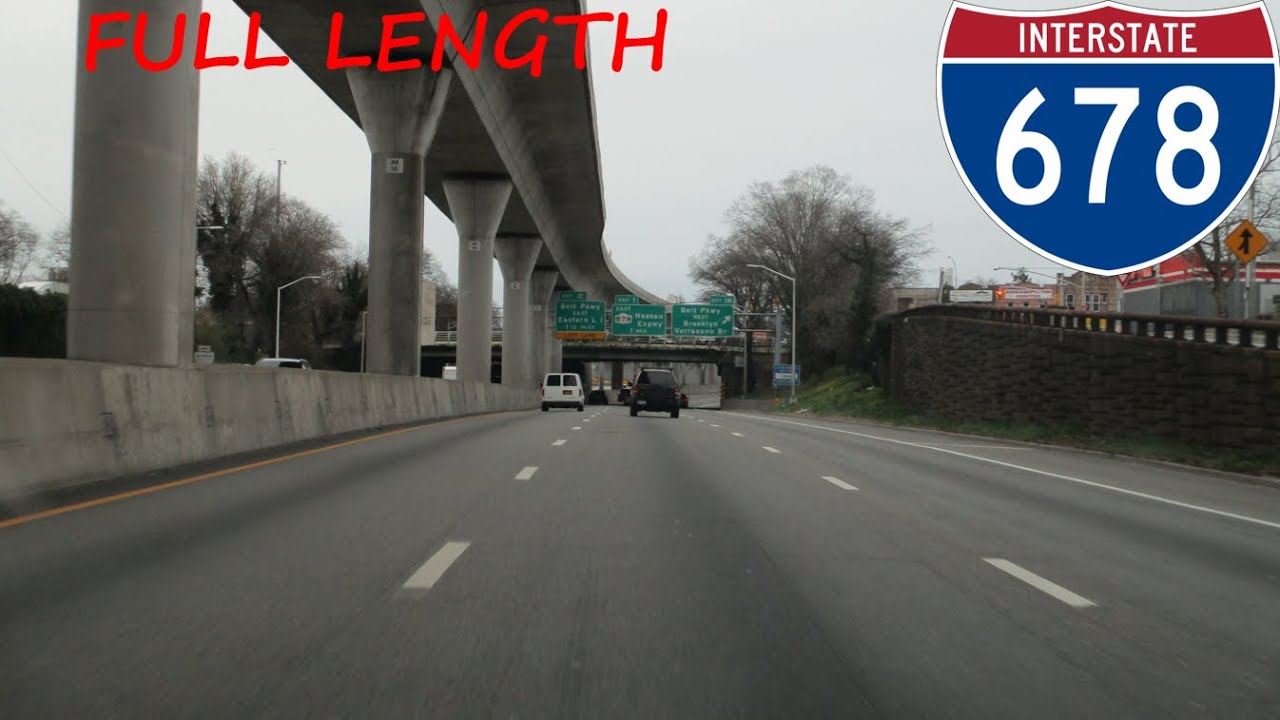 Interstate 678 southbound