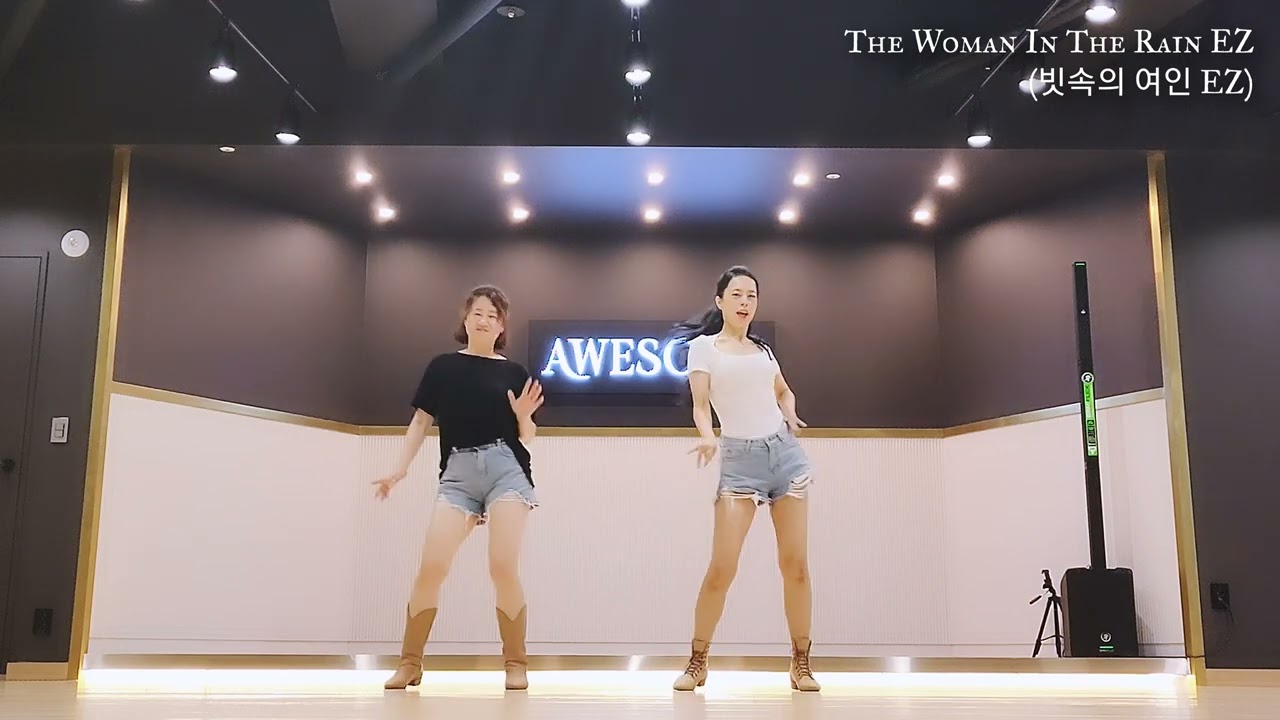 Demo- 빗속의 여인 EZ 라인댄스(The Woman In The Rain EZ Line Damnce)[4W Version][왕초급(Absolute Beginner)]