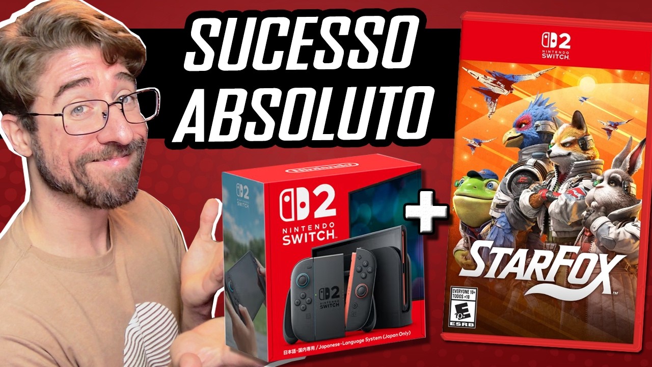 Star Fox ESGOTA, Switch 2 EXPLODE em VENDAS no Jap&atilde;o e Tomodachi Life SUCESSO