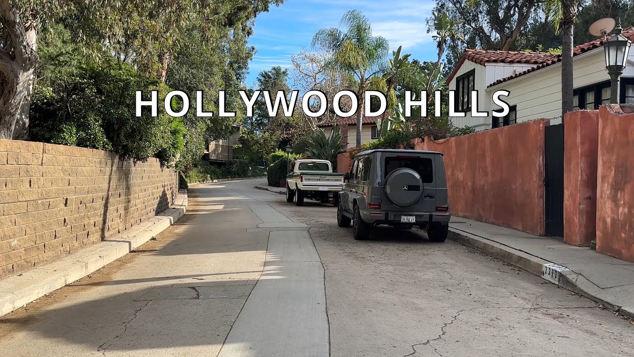 Driving Hollywood Hills, Bob Barker, Charlie Hunnam, Winona Ryder, David Lynch, Celebrity Homes