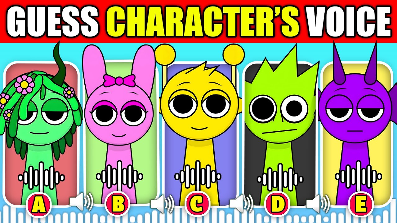 IMPOSSIBLE 🔊 Guess The Incredibox Sprunki Characters by their VOICE!? | Simon, Pinki