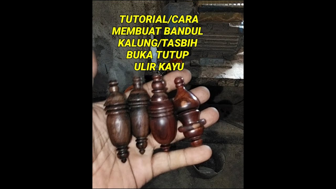 TUTORIAL ATAU CARA MEMBUAT BANDUL KALUNG ATAU TASBIH MODEL BUKA TUTUP