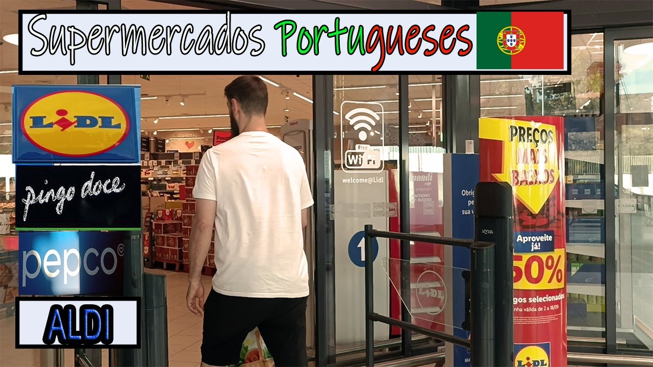 Visitando Supermercados en Elvas (Portugal).