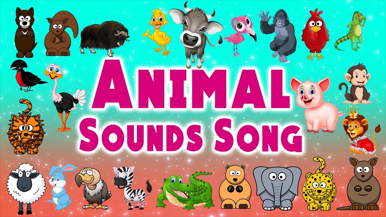 Animal Sounds Song | Animal Sounds Learning Videos | LittleKidsTV