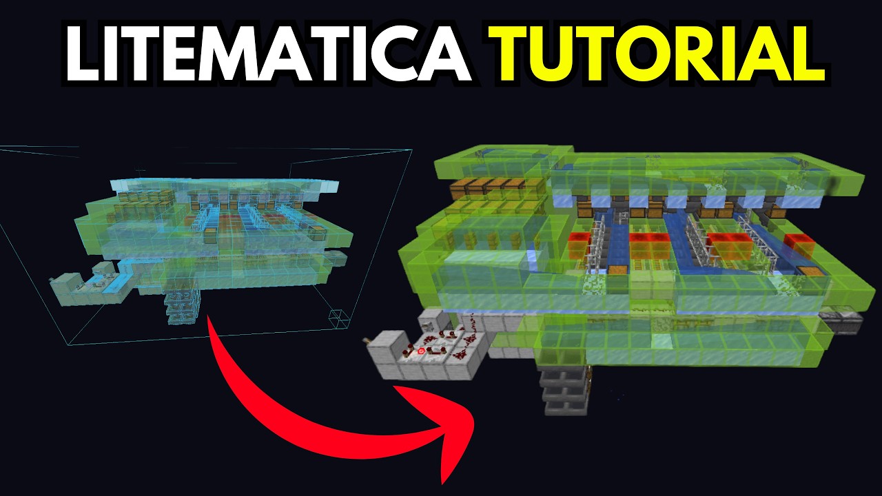 Как использовать Litematica | Учебное пособие по Minecraft 1.21 (мод 