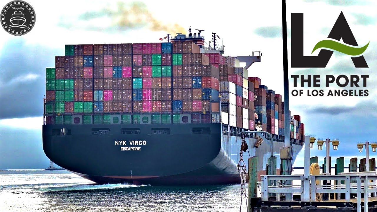 4K SHIPSPOTTING Port of Los Angeles  - February 2024