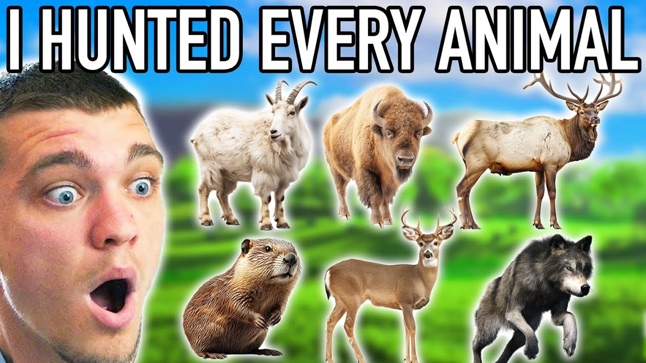 I Hunted Every Animal on the Alberta Map!