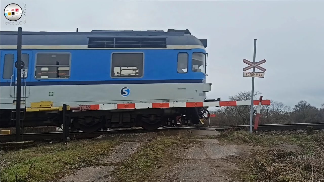 Železniční přejezd Předměřice nad Labem #1 10.3. 2023 Czceh railroad crossing