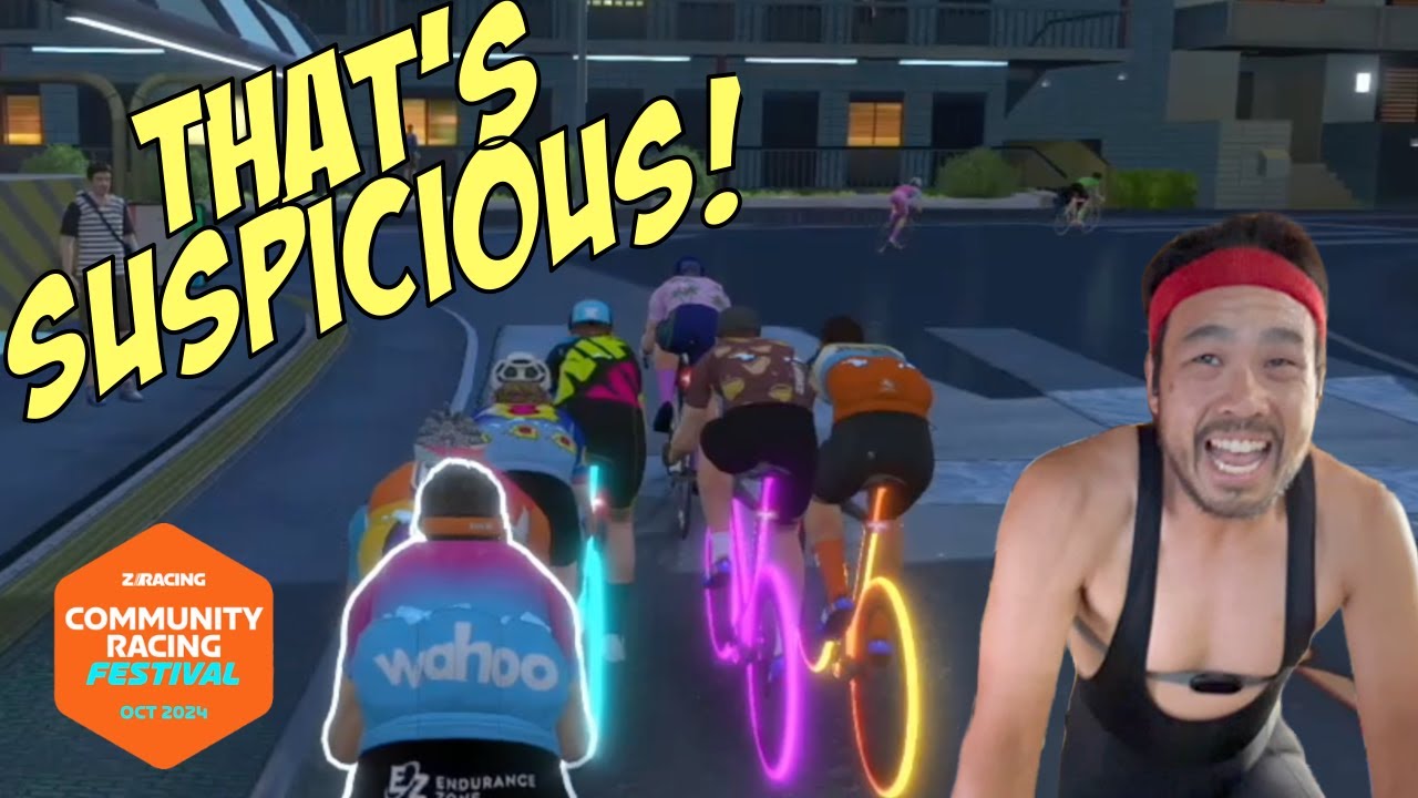 Suspect Riders BLOWING UP the Zwift Race