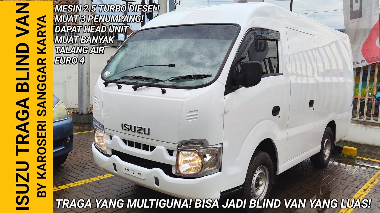 BIKIN BOS-BOS EKSPEDISI MAKIN UNTUNG! MUAT BANYAK!! ISUZU TRAGA BLIND VAN REVIEW | Indonesia