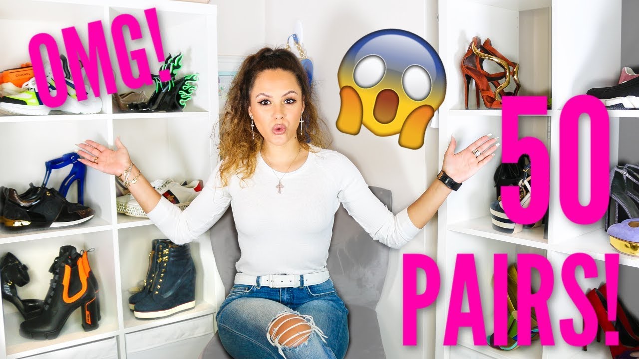 MY HUGE $40,000 DESIGNER SHOE COLLECTION 2019 & TRY ON!!!