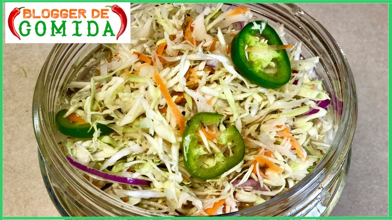 ✅ Como hacer curtido para pupusas Salvadoreñas