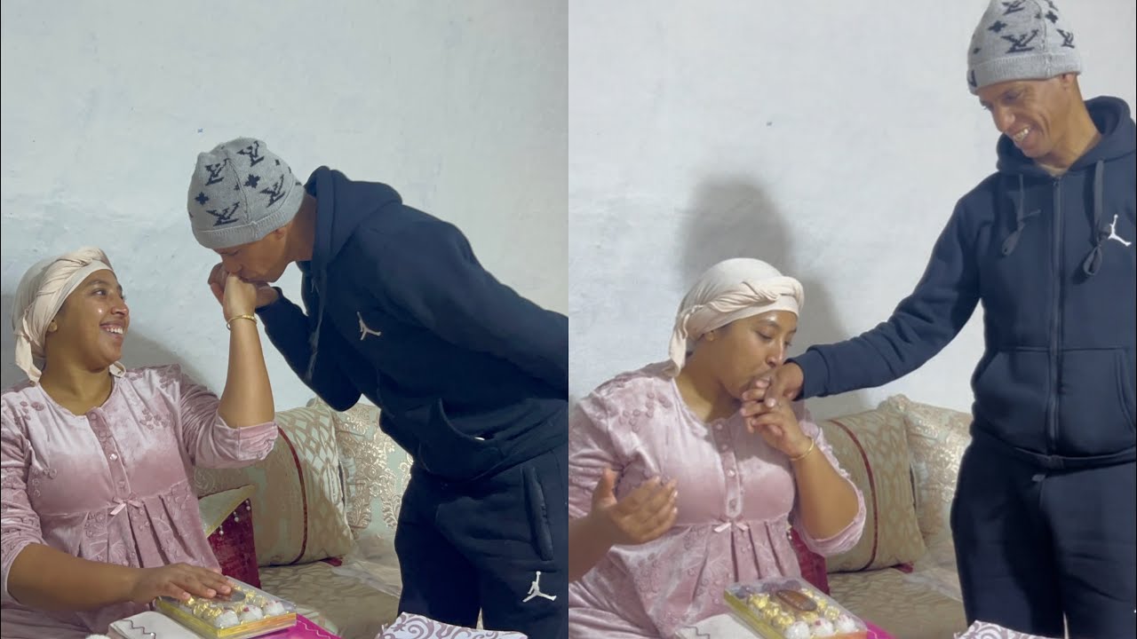 راجلي مسكين دارلي احسن مفاجأة 🥺مضنيتش يحن فيا 😭أنا وراجلي على عاهد الله 😭🥺
