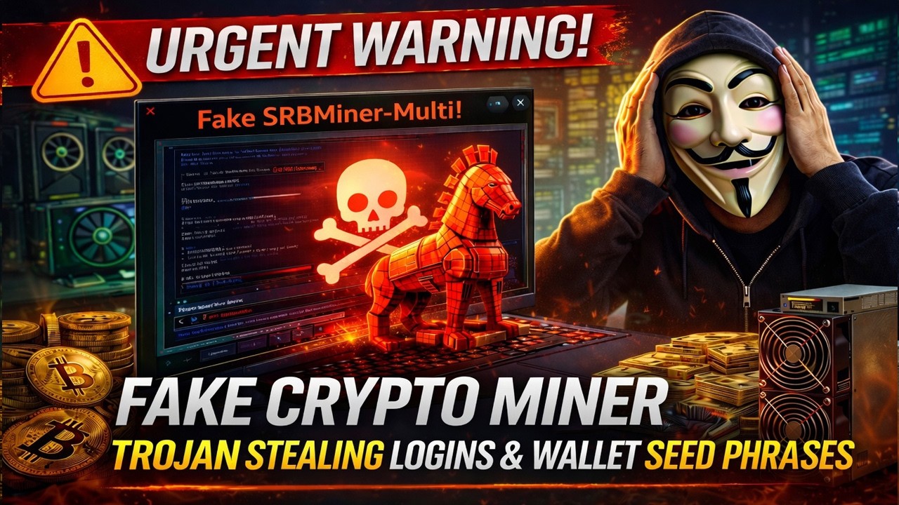 Этот фальшивый майнер ворует всё&hellip; (Троян SRBMiner разоблачен)