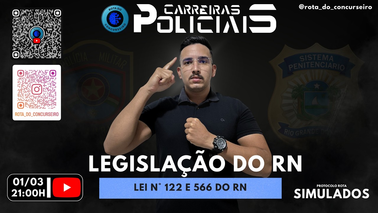 Legislação do Rio Grande do Norte: 30 questões