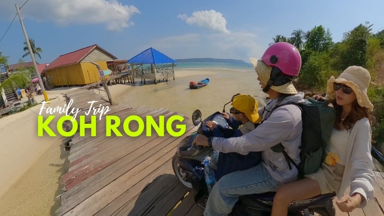 Family Trip to Koh Rong First Time, Cambodia 🏝️