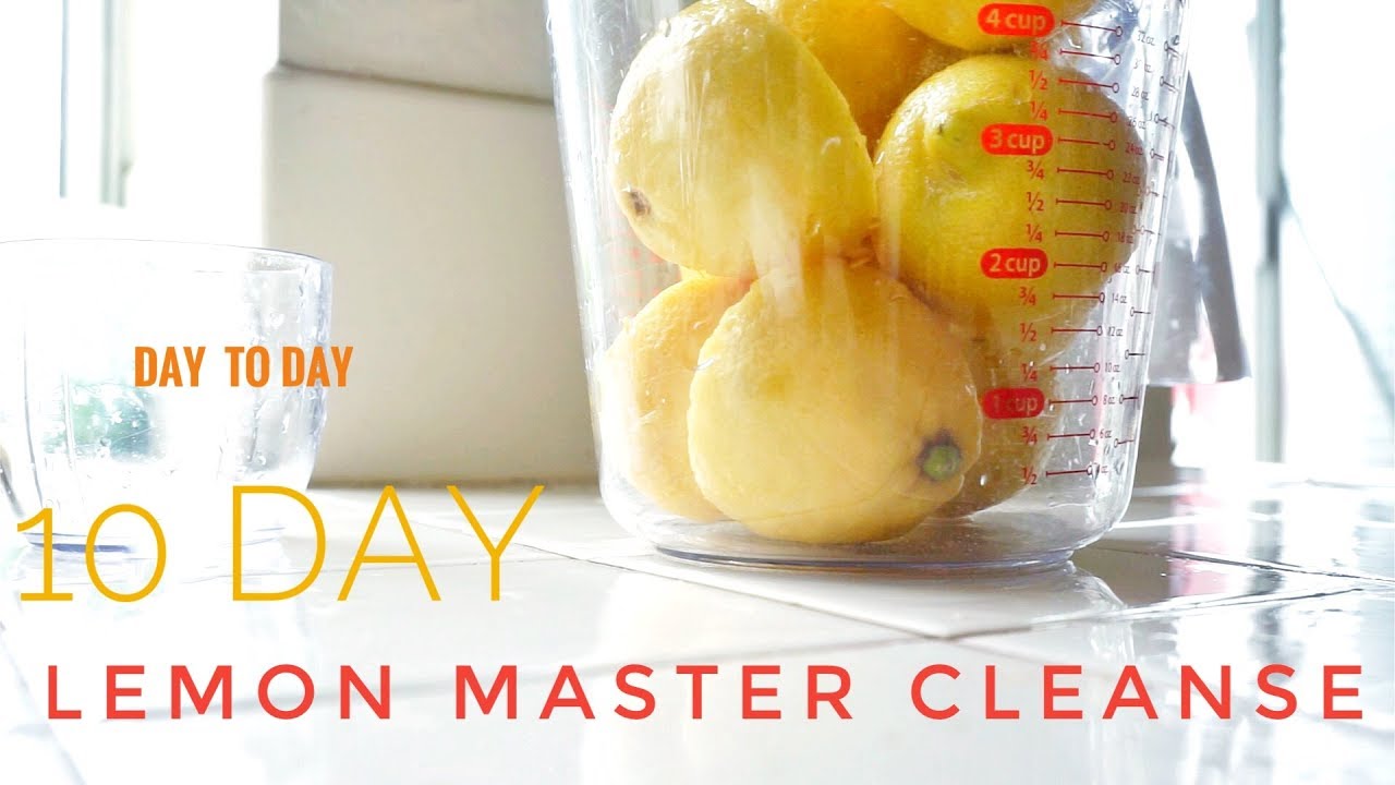 2018- 10 DAY| LEMON MASTER CLEANSE
