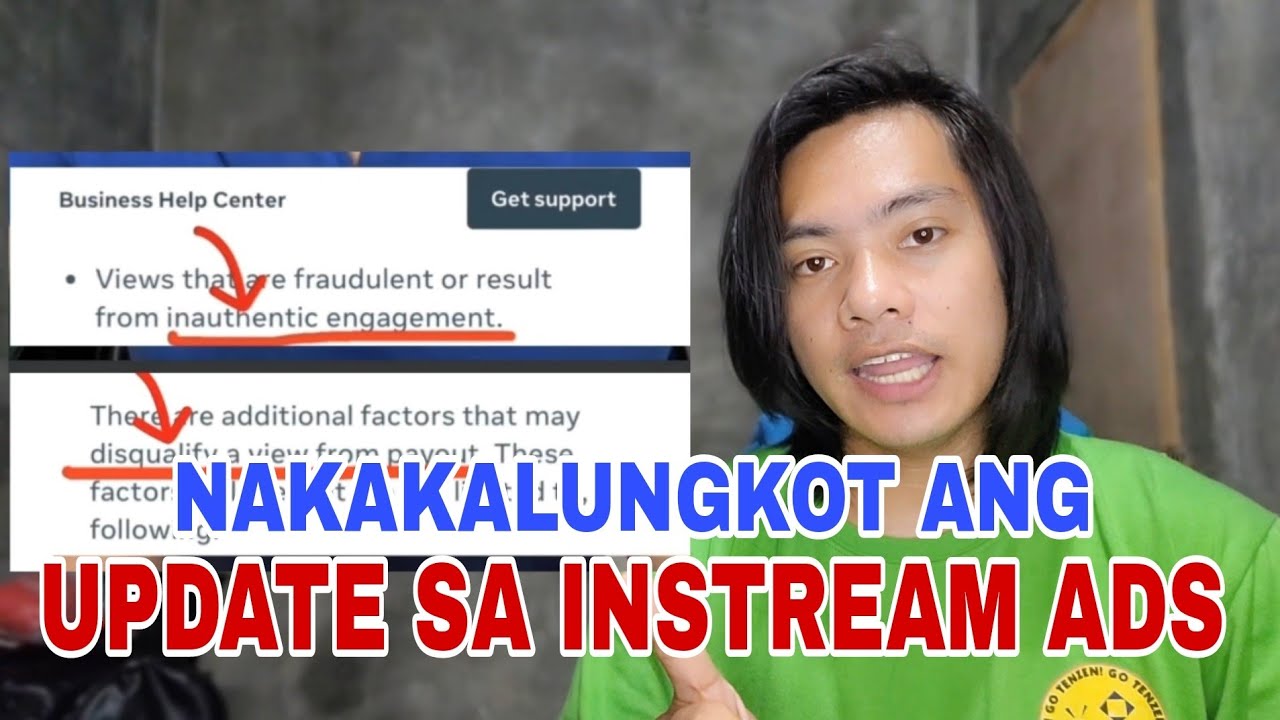 BAGONG UPDATE SA INSTREAM ADS NAKAKALUNGKOT ITO DAPAT ALAM NIYO TO