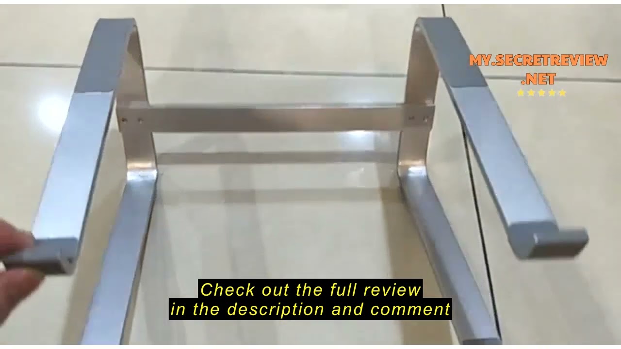 Review Ulasan Laptop Stand Alloy Detachable Tablet Holder Non Slip Desktop Holder for 10-18inch lap