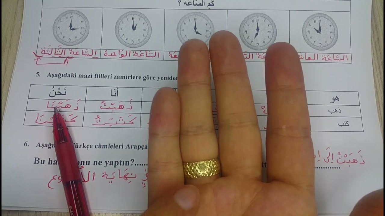 9.sınıf arapça 2.dönem 2.yazılı