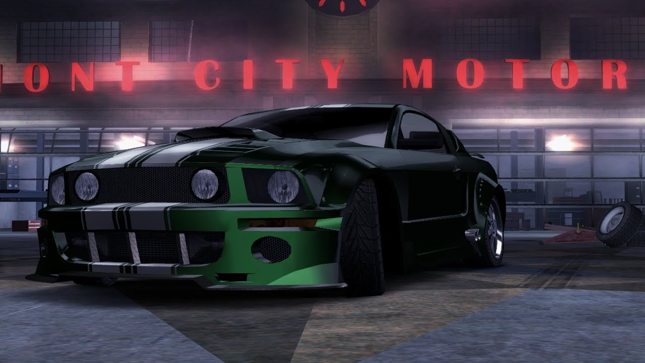 Need for Speed: Carbon. Ford Mustang GT customization and race.
