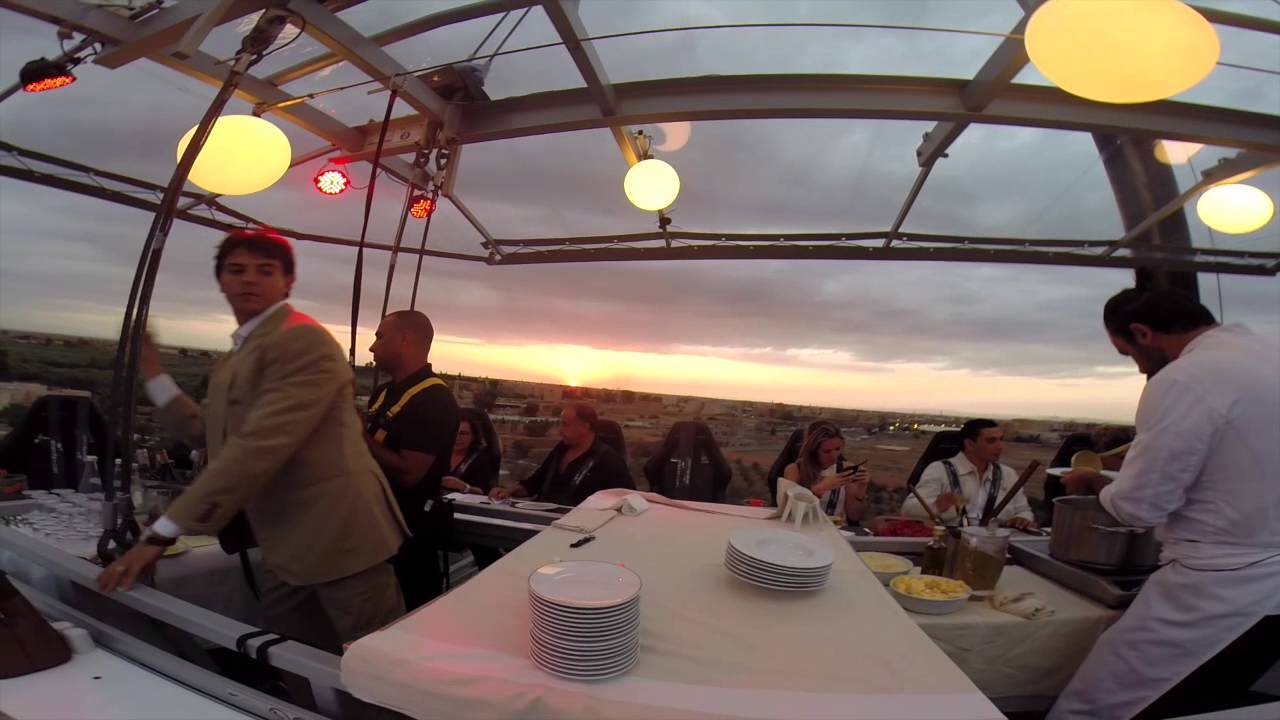 Dinner in the Sky at Four Seasons Resort Marrakech
