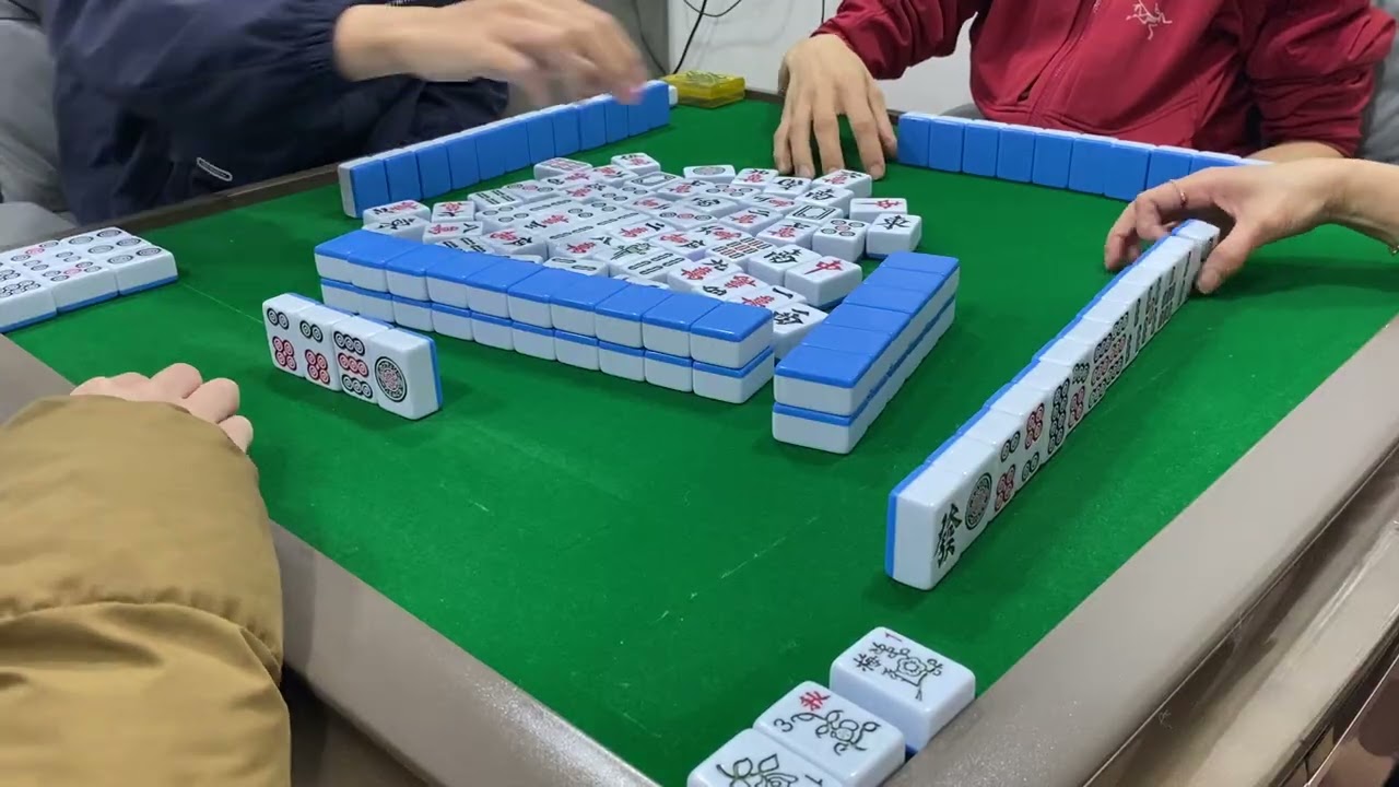 Mahjong389.廣東牌十番512有花有JP四回之二：換人，Anthony in，Andy out。