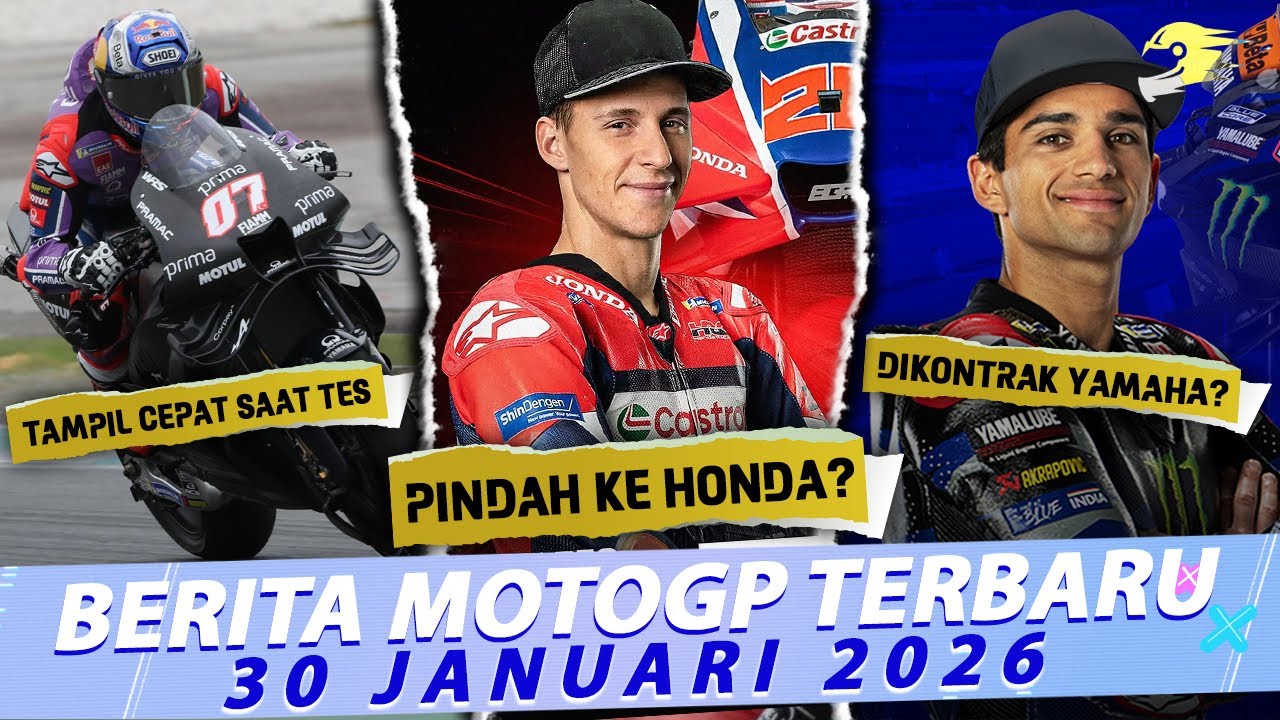 Quartararo Pindah ke Honda? 😱 Yamaha Kontrak Martin 2 Tahun? 😏 Toprak Tampil Cepat di Tes Shakedown