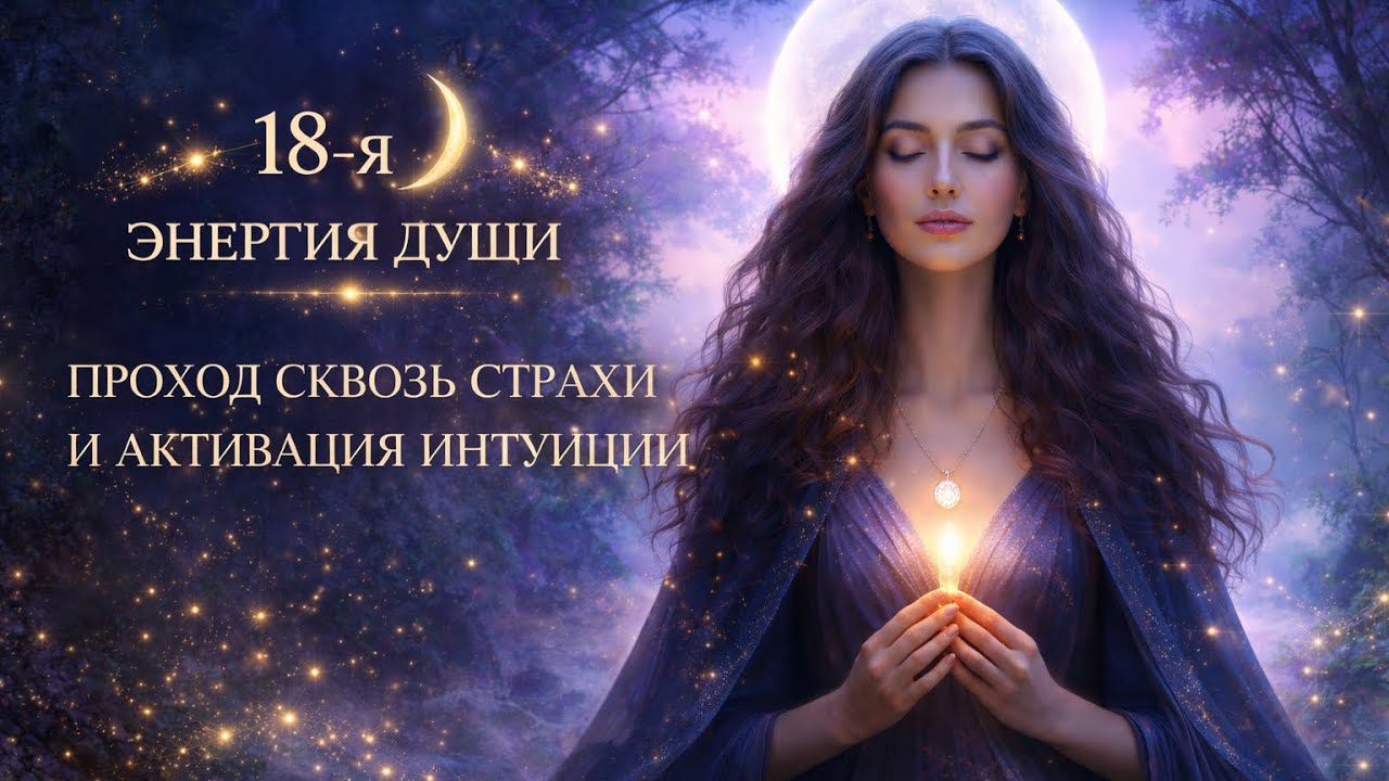 Гармонизация 18 энергии Души. Проход сквозь страхи и активация интуиции