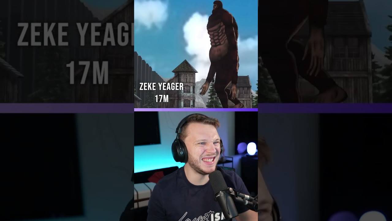 Quel est la Taille R&eacute;elle des TITANS dans Attaque des Titans ?