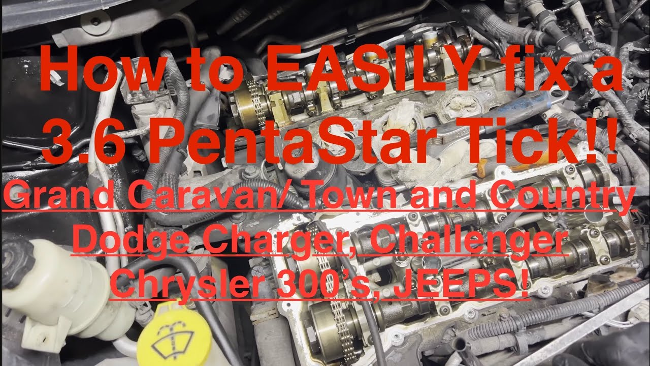3.6 PentaStar: Устранена проблема с тиканьем! Как заменить коромысла клапанов, гидравлические ком...
