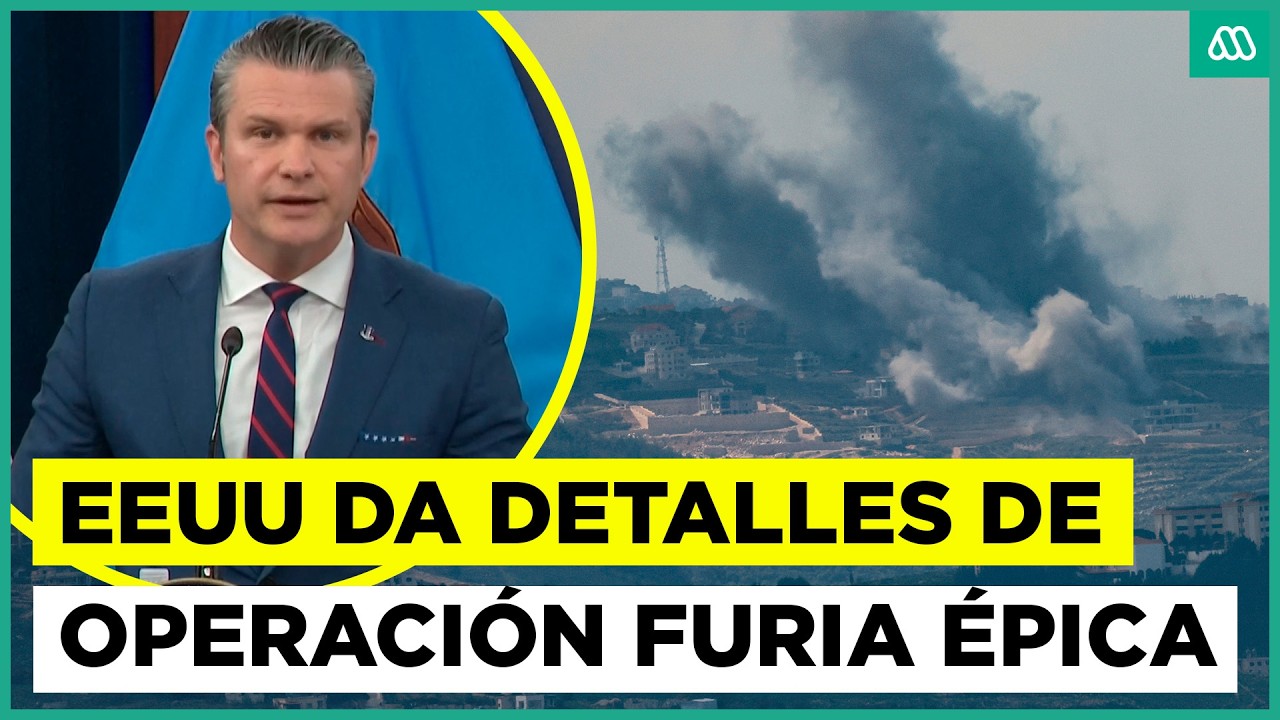 EEUU da detalles de operación Furia Épica: Secretario de Guerra actualizó situación en Medio Oriente