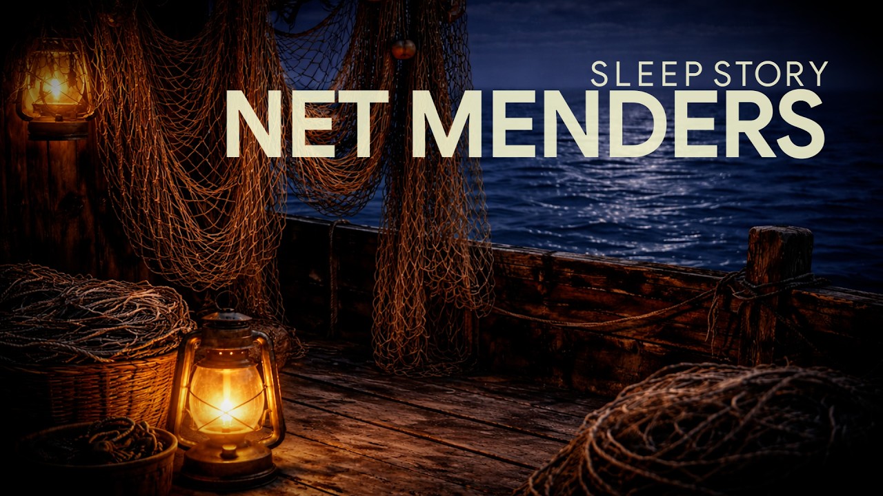 Net Menders at Night | Calming Dockside Sleep Story