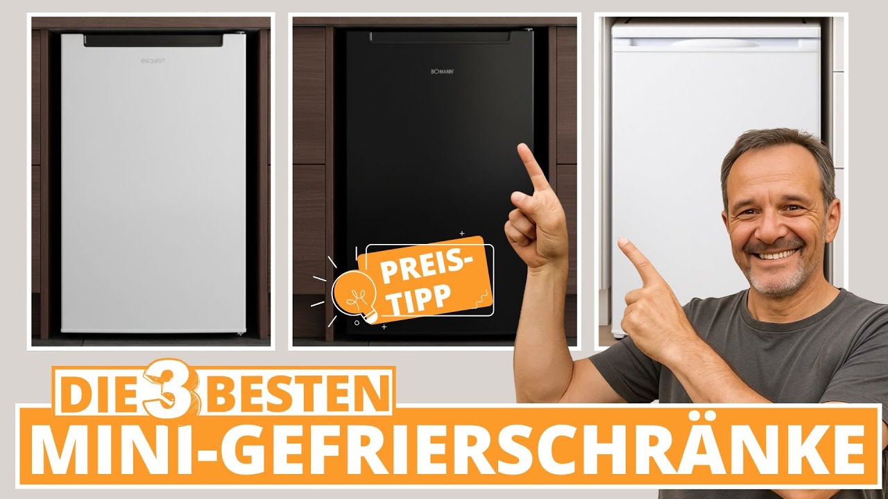 Bester Mini-Gefrierschrank - Die 3 Besten!