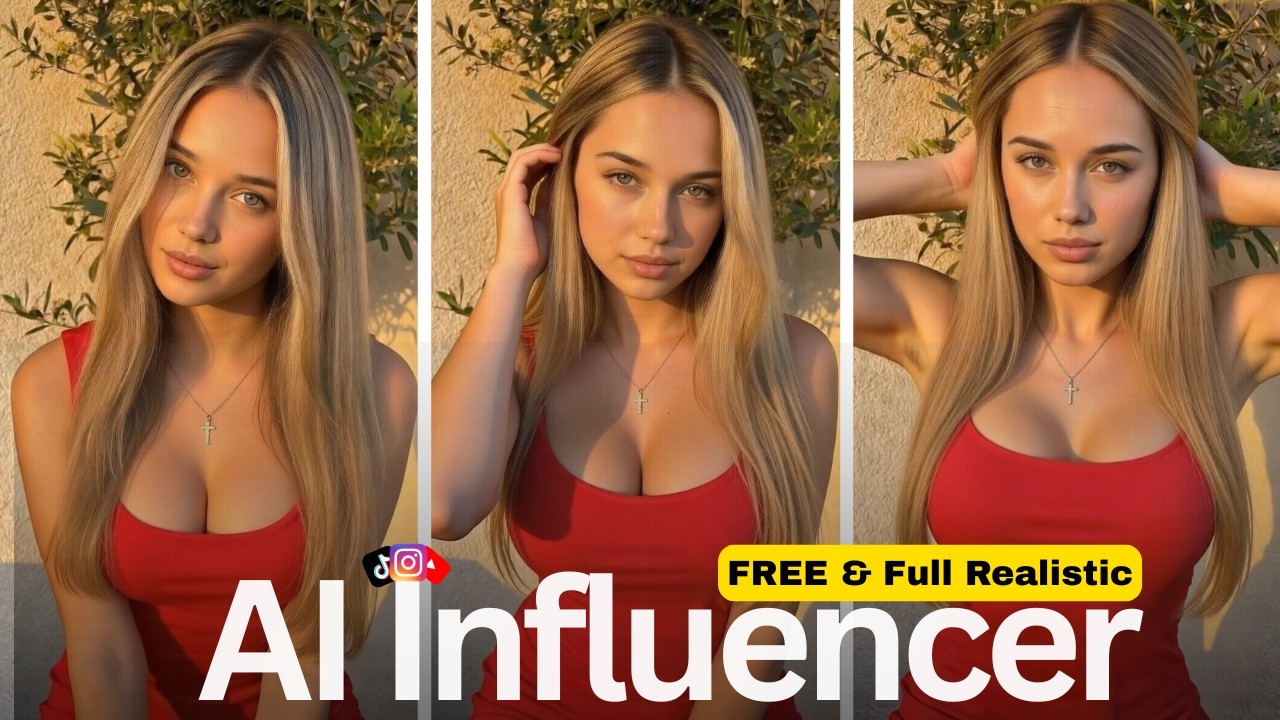How to Create AI Influencer For FREE - Hyper Realistic AI Influencer