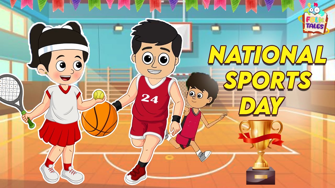 National Sports Day | हिंदी कार्टून | हिंदी कहानियां | Mythological Stories | Puntoon Kids Stories